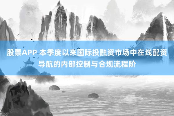 股票APP 本季度以来国际投融资市场中在线配资导航的内部控制与合规流程阶